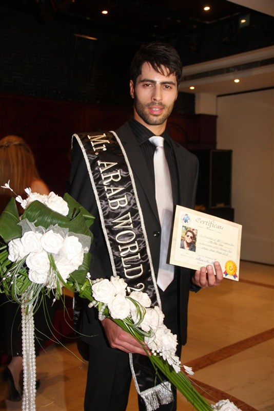 Press conference of Mr Arab world 2012